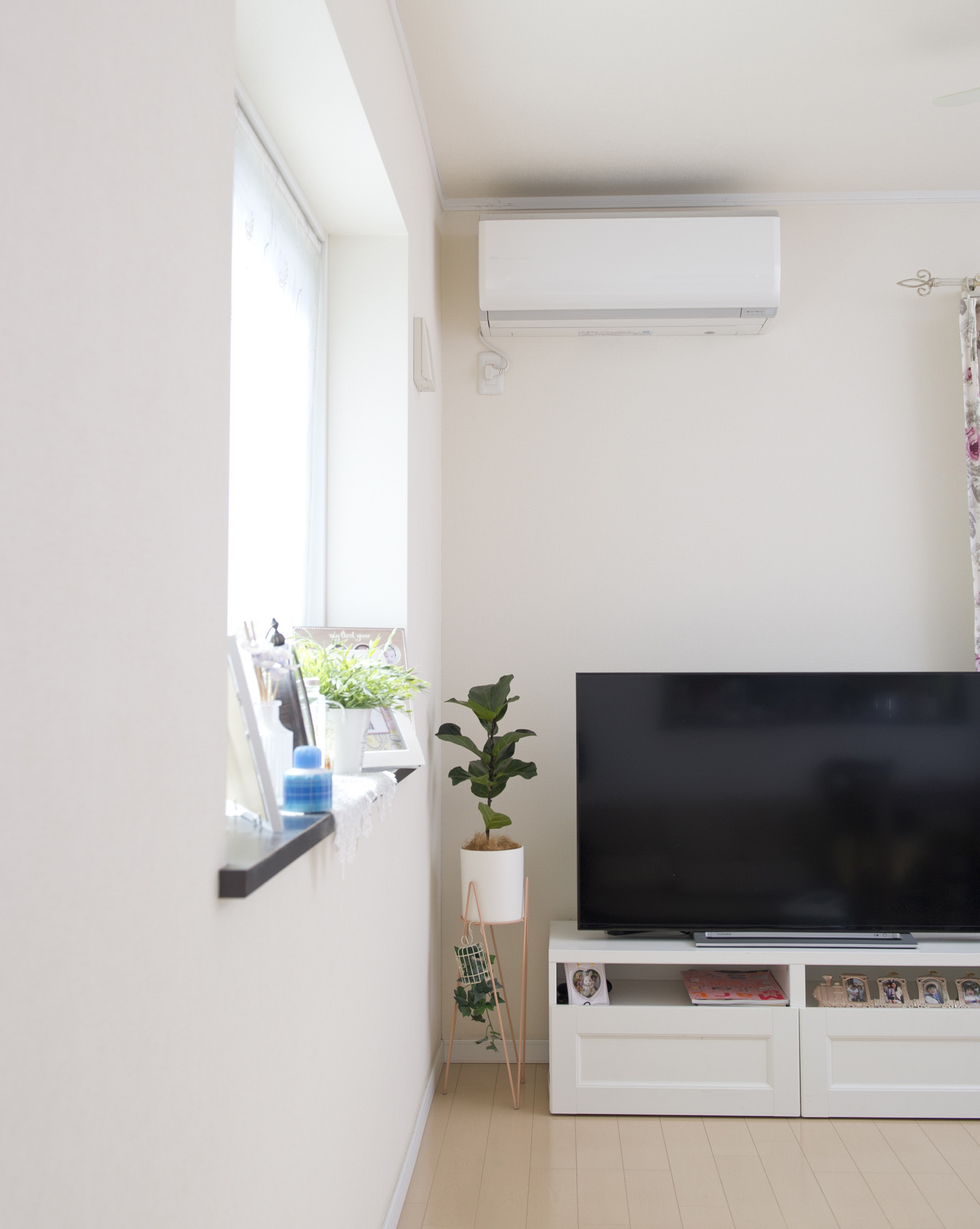 家のリビング、テレビの棚の装飾、蒸した日の上の金竜魚の置物3