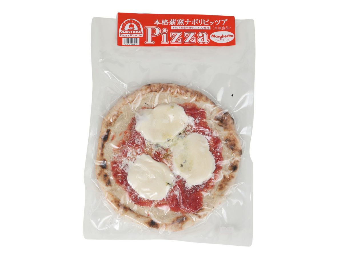 御影新生堂オリジナル商品の冷凍ピザ