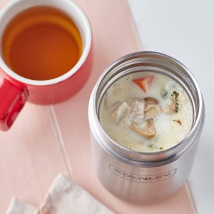 アサリ缶詰で「豆乳クラムチャウダー」レシピ