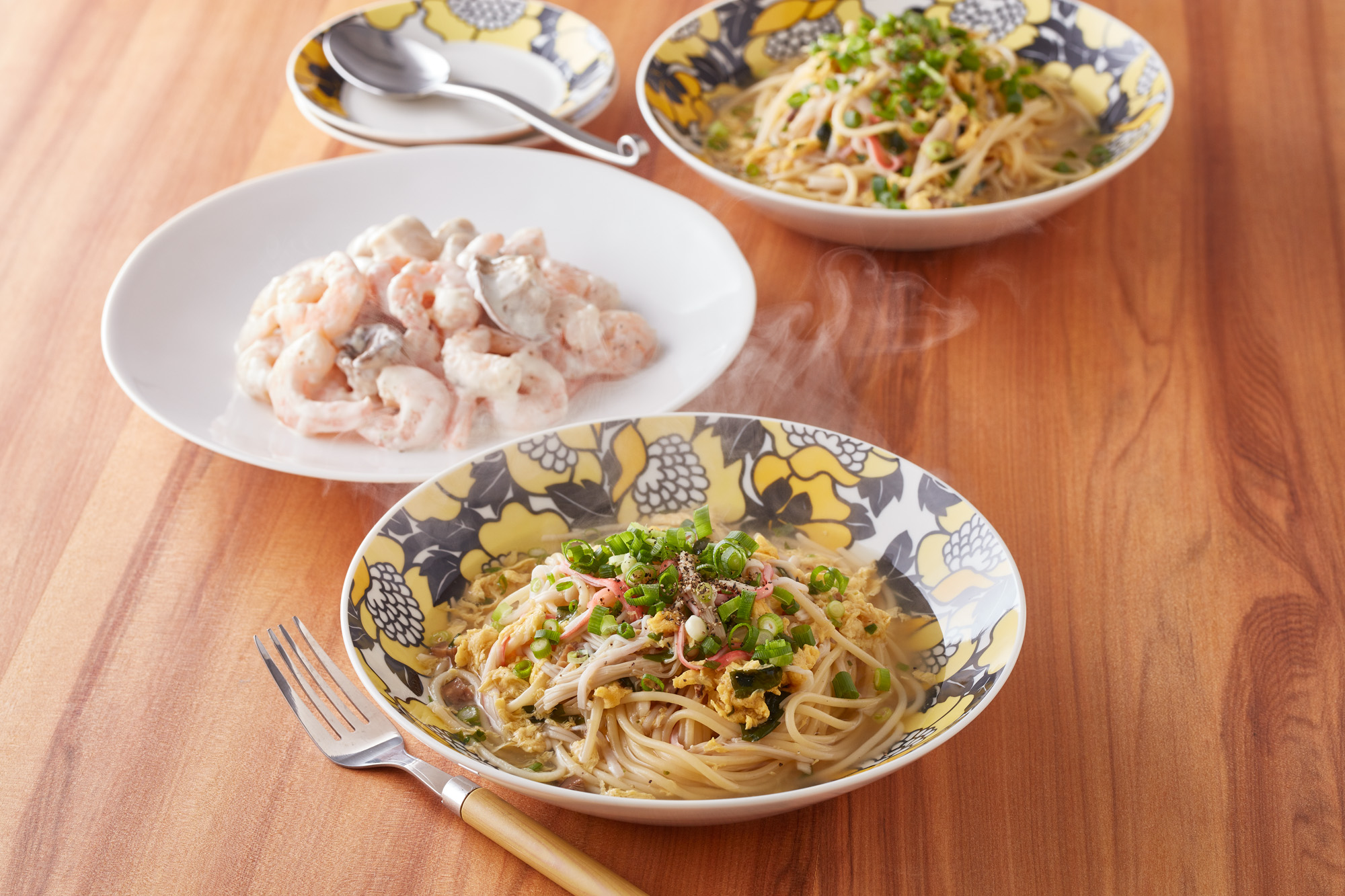 力尽きたら 一麺一菜 ズボラ飯 かにかま中華風スープパスタ エビマヨ レシピ フード レシピ Mart マート 公式サイト 光文社