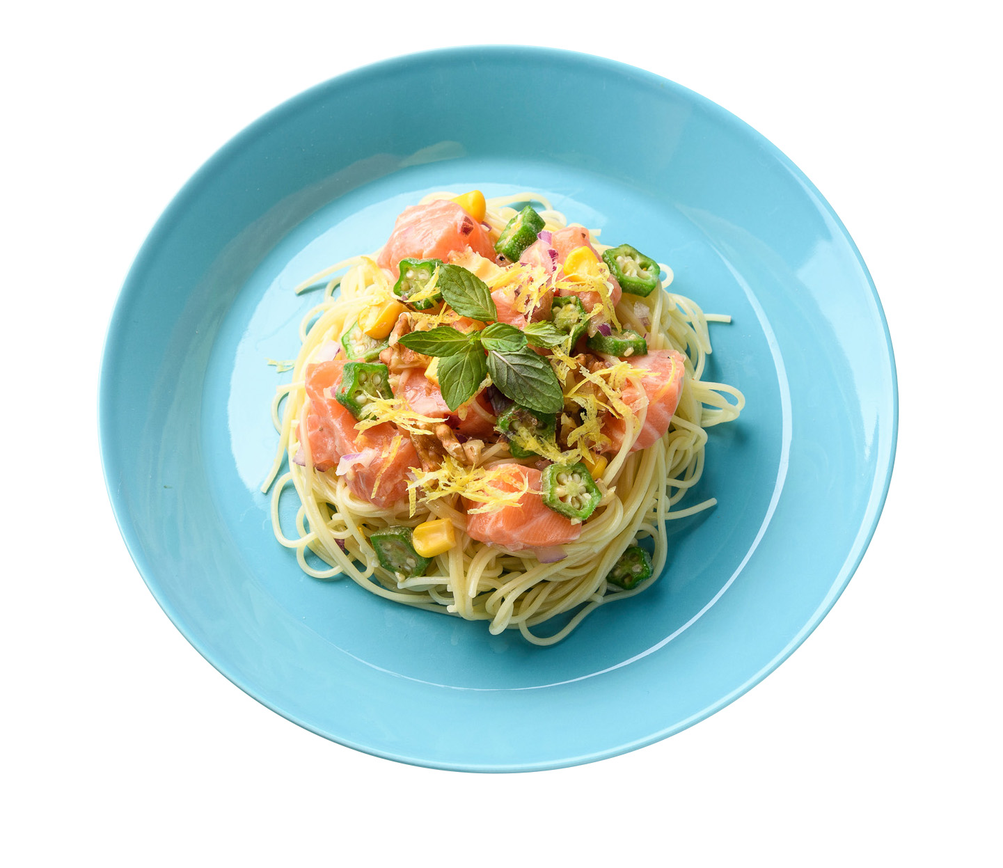 炭火焼きズッキーニとサーモンの温サラダ レシピ