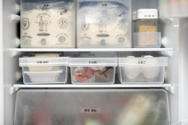 【冷蔵庫収納】納豆や卵の収納にはぴったりサイズのクリアボックス