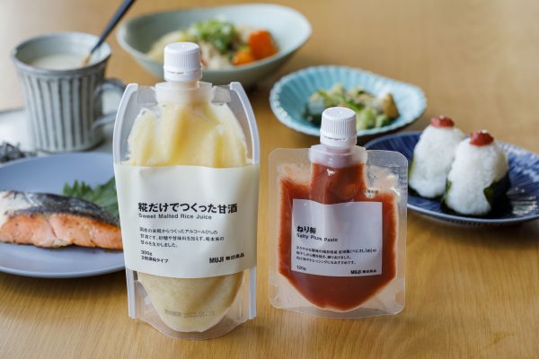 無印良品「ねり梅＆甘酒」と料理例