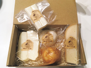 岩手県雫石町のふるさと納税返礼品 雫石チーズ工房のチーズ詰め合わせ