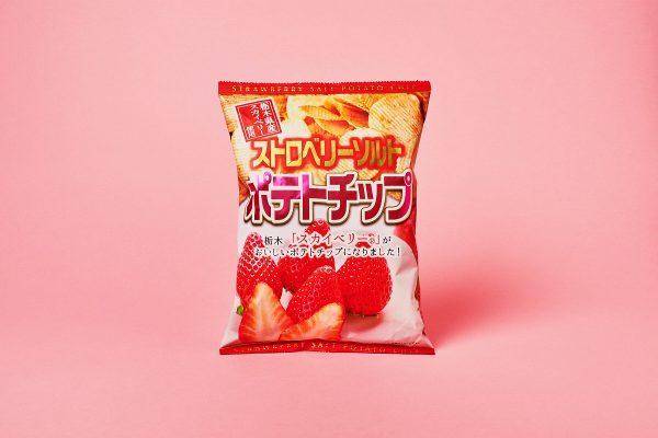 永井園 ストロベリーソルトポテトチップス　470円