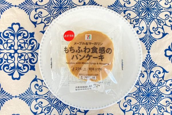 メープル＆マーガリンもちふわ食感のパンケーキ ¥116