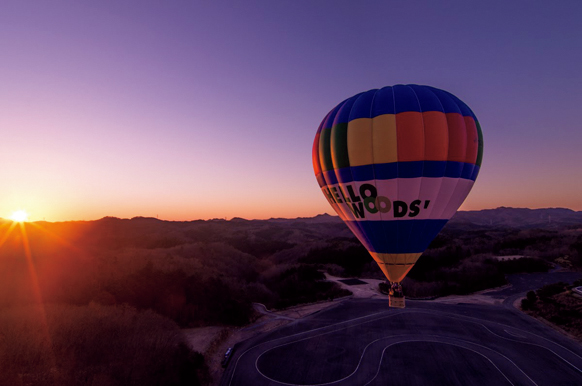 「モビリティリゾートもてぎ」の気球フライト体験