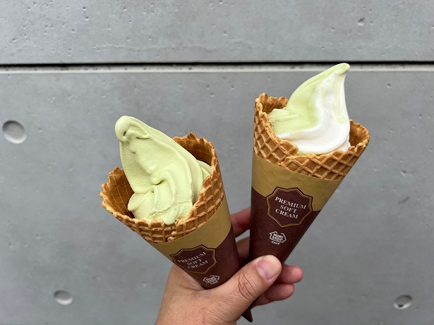 ミニストップ】食べたその場でリピ決定！「クラウンメロンソフト」が再