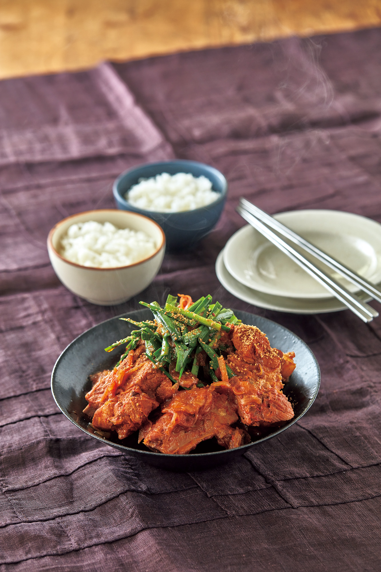 ホットクックでつくる夏休みディナー】ご飯もビールも進む韓国風