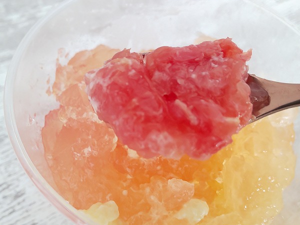 成城石井自家製 2種グレープフルーツのババロアのピンクグレープフルーツのシロップ漬け
