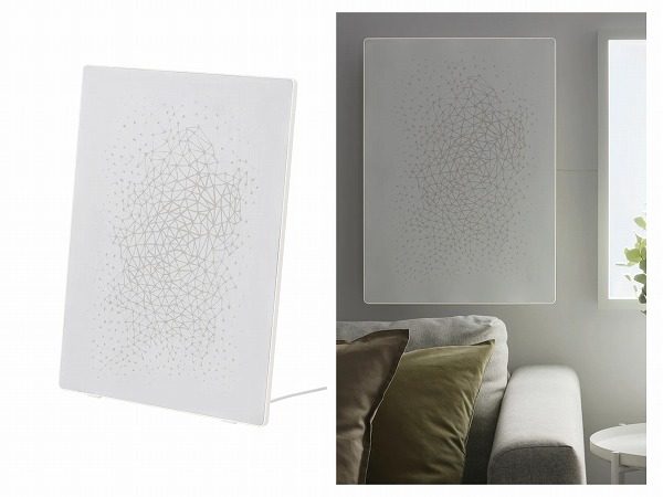 IKEA　シンフォニスク アートフレーム Wifiスピーカー付き ホワイト／スマート
