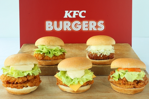 ケンタッキー　チキンフィレバーガー、ビスケット、フライドチキン　食品サンプル オリジナルチキン好きな方も必見】KFCでしか味わえない唯一無二