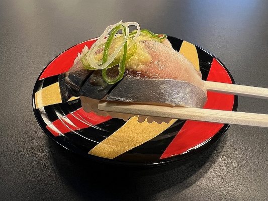 かっぱ寿司の「九州天然 奇跡の〆鯖」