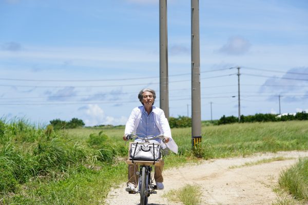 映画ドクターコトー診療所より自転車に乗るコトー先生