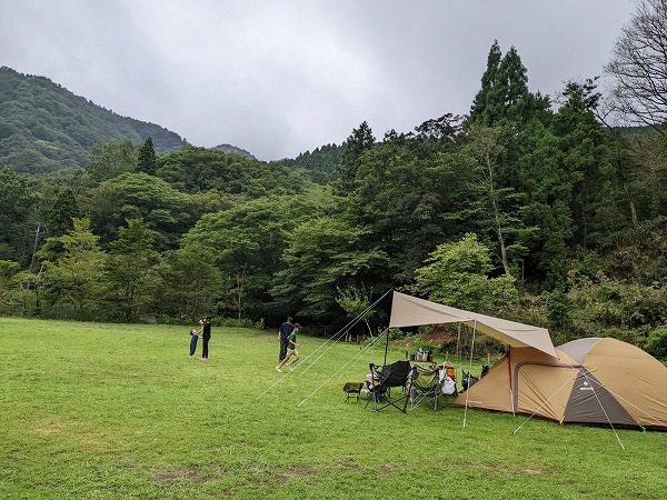 sotosotodays CAMPGROUNDSのテントサイト