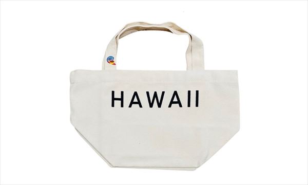 ハワイのロゴ入りトートバッグ