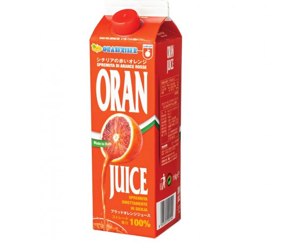コストコ　ORANFRIZER ブラッドオレンジジュース １ℓ