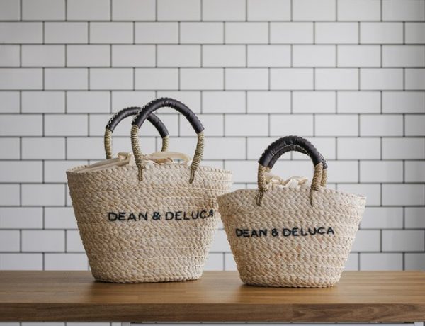 DEAN & DELUCA × BEAMS COUTURE　保冷カゴバッグ 大 ￥15,400、小 ￥13,200　