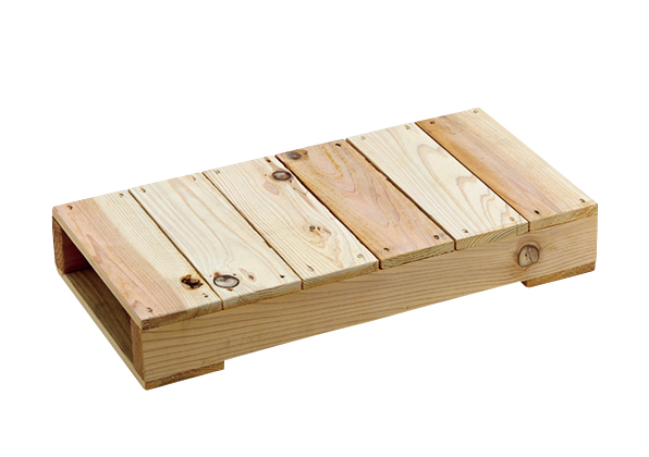 長方形の木製パレット上板6枚タイプ