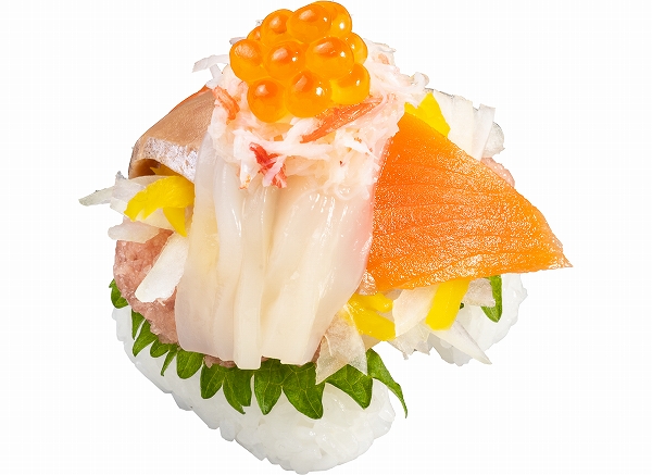 かっぱ寿司の「北海道どさんこ盛り」