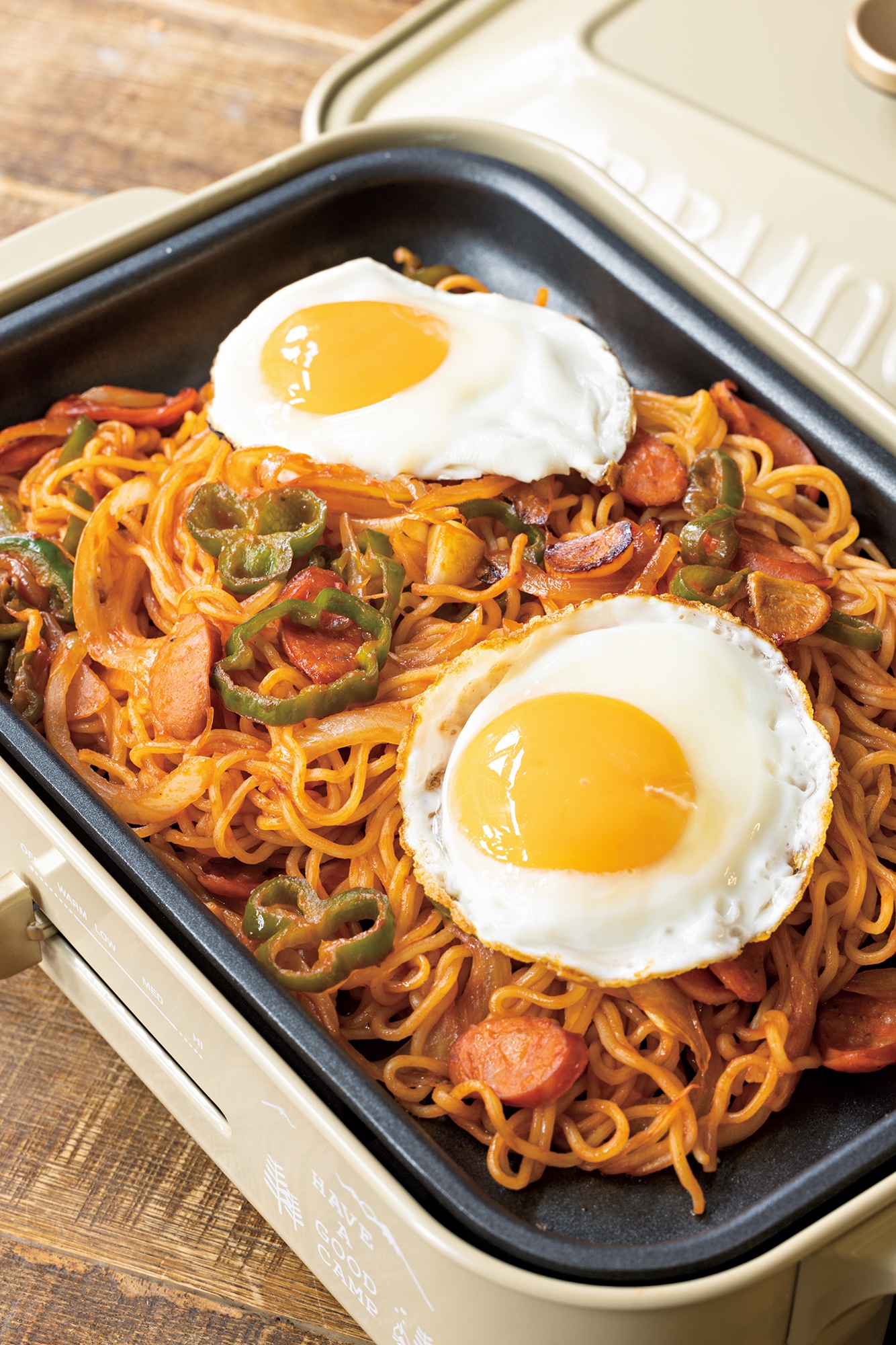 たけだバーベキューさん直伝！ホットプレートで「焼きそばナポリタン」 レシピ フード・レシピ Mart[マート]公式サイト光文社