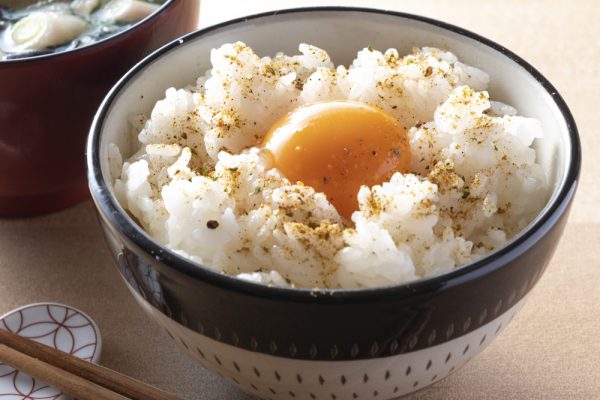 京都　七味屋本舗　ふってみよし　卵かけご飯