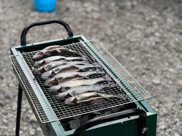 東急リゾートタウン釣り堀　焼き魚