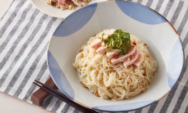 冷製そうめんジェノベーゼ