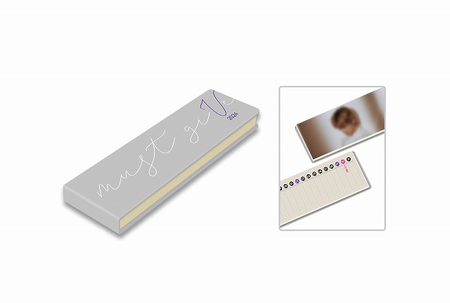 ② カレンダー　1個 ページ数：190ページ（148×43mm）