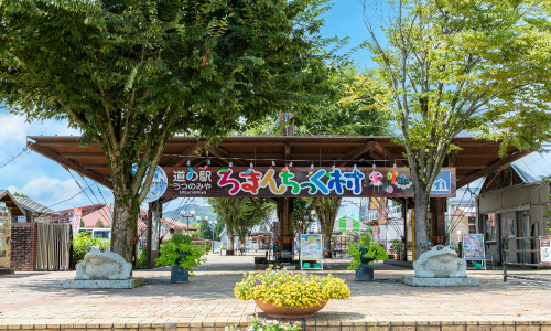 道の駅うつのみやろまんちっく村正面入り口