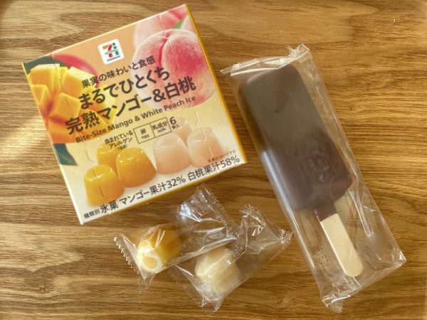 「まるでひとくち」アイスと「生チョコバー」