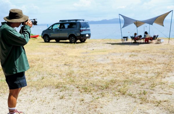CHISATOさんYASUさん家族琵琶湖の絶景と愛車を撮影