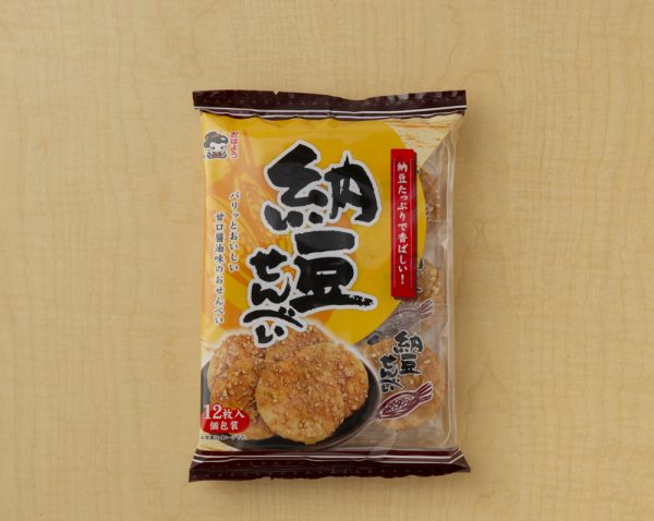 秋田　おはよう　納豆せんべい