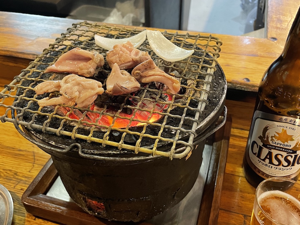 北海道ひとり旅　旭川　塩ホルモン