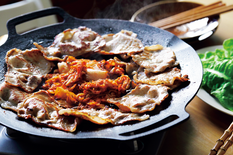 サムギョプサル 手早くつくれてボリューム満点！「サムギョプサル」【マルチグリドル