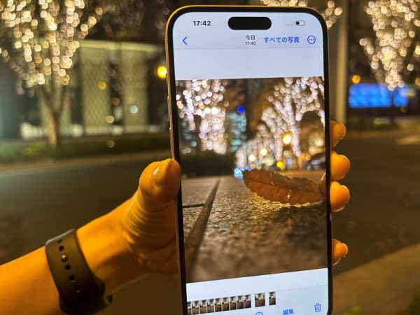 iPhone 15で夜景撮影