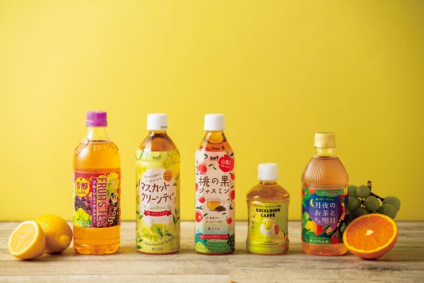 フルーツ×ティーのペットボトル飲料