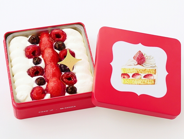 「SWEETS CAN Short cake－スイーツ缶 ショートケーキ－【DADACA×Cake.jp】」
