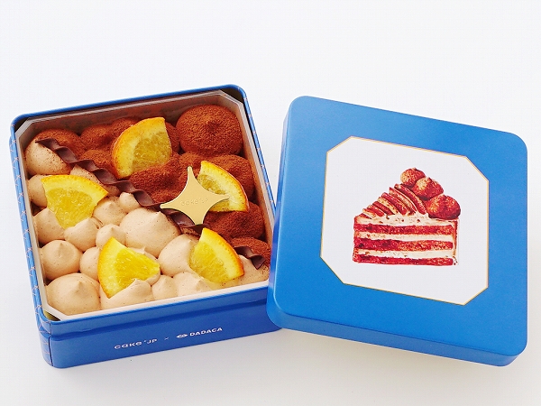 「SWEETS CAN Short cake－スイーツ缶 チョコレートケーキ－【DADACA×Cake.jp】」
