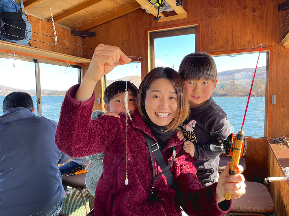 親子で釣り